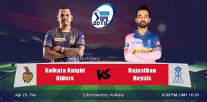 Rajasthan Royals vs Kolkata Knight Riders IPL Match Prediction