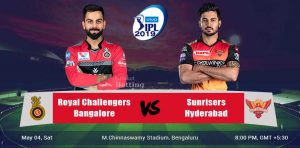 Royal Challengers Bangalore vs Sunrisers Hyderabad IPL Match Prediction