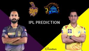 Kolkata Knight Riders vs Chennai Super Kings IPL Match Prediction