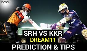 Sunrisers Hyderabad vs Kolkata Knight Riders IPL T20 Match Prediction