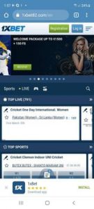 1xbet home page