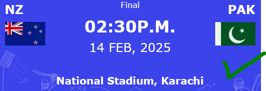 Pakistan VS New Zealand Final Tri-Nation ODI dream11